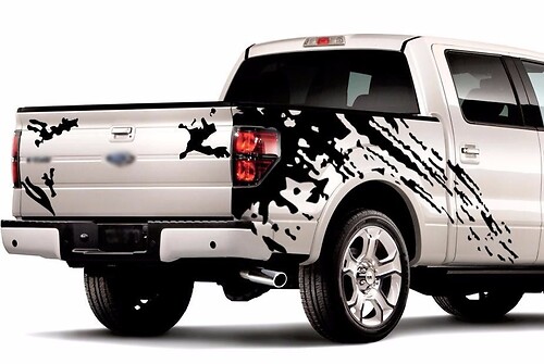 MUD SPLASH GRAPHICS Vinyl Stickers Decals for truck pick up f-150 tundra ram
