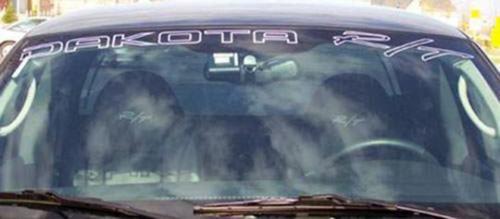 DECALS FOR DAKOTA R-T RT WINDOW WINDSHIELD BANNER Vinyl Decal Sticker