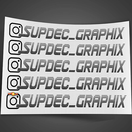 Custom Instagram Username Name Decal Sticker