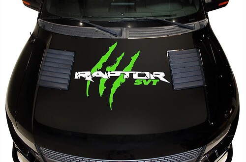 Ford Raptor Hood Vinyl Graphics Sticker Decal (2010-2014)
