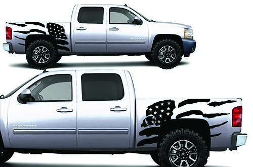 Patriot Vinyl Decal Sticker for Chevy Silverado