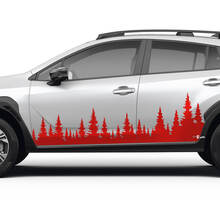 Custom Vinyl Sticker Decal Wrap Kit Trees fit Suba Crosstrek
 2