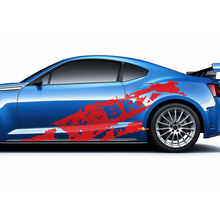 Torn Vinyl Graphics Sticker Decal fit Suba BRZ 3