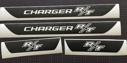 R-T Dodge Charger Vinyl Door Sill Stickers Decals 2006 2007 2008 2009 2010