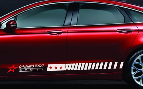 Sticker Decal Vinyl Fits FORD Fusion SEl Parts - Hybrid 2006 2007 2008 2009 to 2015