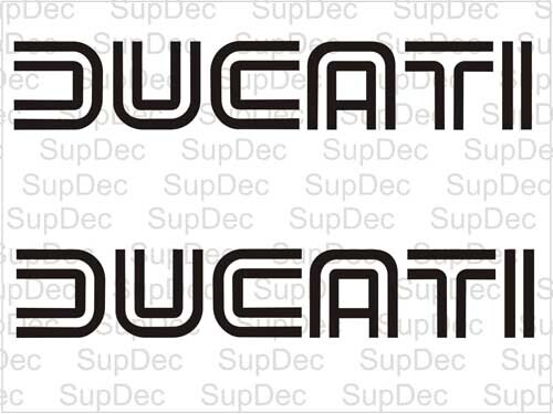 DUCATI decals stickers
