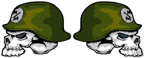 METAL MULISHA DECAL PAIR 2 Sticker, Truck Trailer Moto Car Window Wall Art