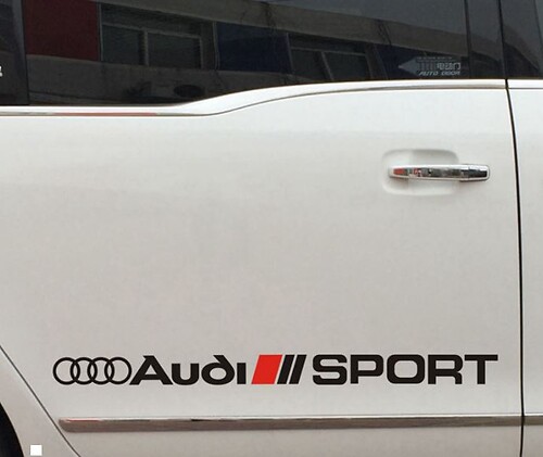 Racing Sport Car Sticker Decal vinyl fit for audi s line
