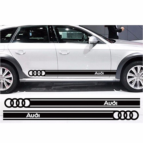 Beltline body Decals car stickers personalized decoration for Audi logo
