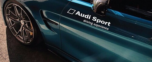 Audi Sport Driving Experience Decal Sticker S4 S5 S6 RS7 RS3 quattro Pair
