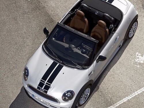 Mini John Cooper Works Roadster R59 Viper Sripe Decal dan stiker grafis
