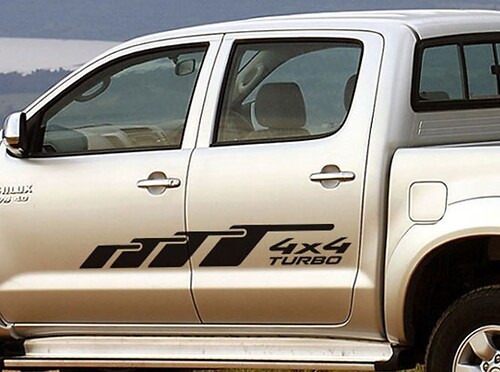 Toyota HILUX Graphics side Sticker Decal stripe Sticker Decal model 2