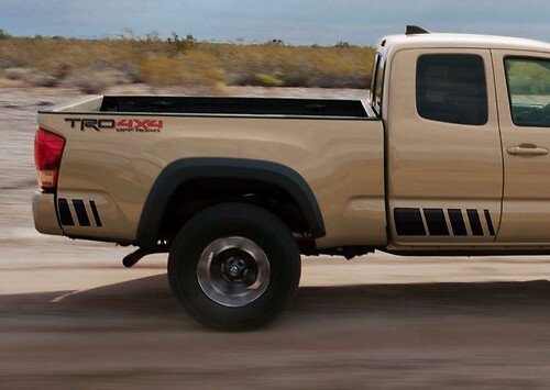 Toyota TACOMA 2016 retro style graphics side stripe Sticker Decal