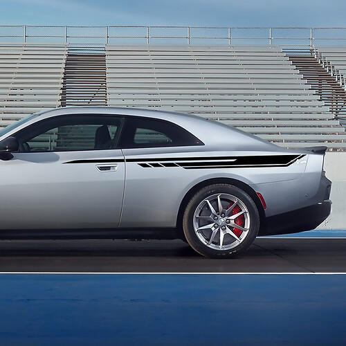 Side Quater Panel decal stripes for Dodge Charger Electric