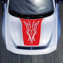 Hood Tribal decal sticker for Dodge Charger Electric 3