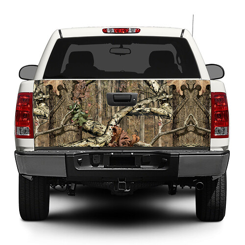 Camouflage Camo forest  Tailgate Decal Sticker Wrap Pick-up Truck SUV Car
