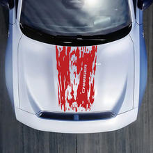 Hood Distressed Decal Sticker for Dodge Charger Electric 3