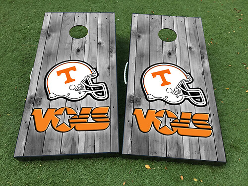 Tennessee Vols Football Cornhole Board Game Sticker Decal VINYL WRAPS with LAMINATED