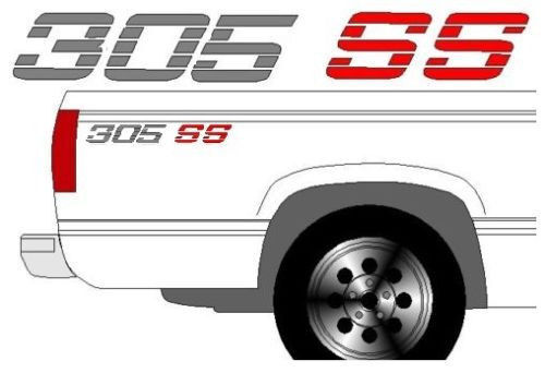 305 Ss Chevrolet Chevy Truck Bedside Stickers Decals With Color Choices