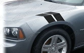 DODGE CHARGER Fender Hash Stripes Le Mans 2006 2007 2008 2009 2010 Vinyl Stickers Decals