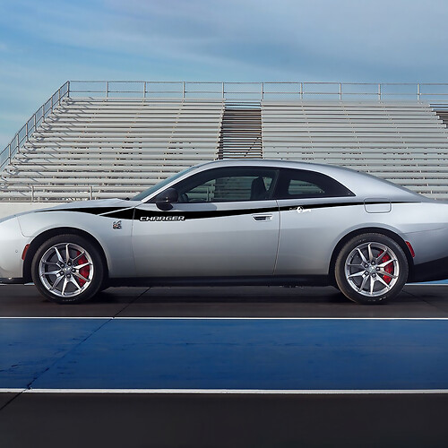 Side Doors Accent Wave decal stripes for Dodge Charger Electric
