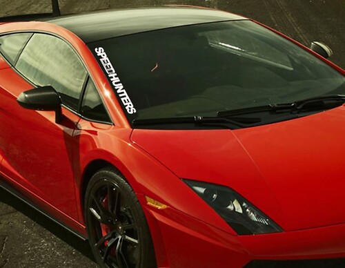 (1) 58cm Fashion JDM Speedhunters Windshield Hellaflush Vinyl Car Sticker Decal
