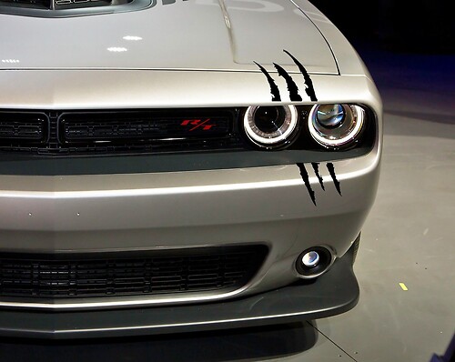 Headlight scratch Stripe Vinyl Sticker Decal CHEVY CAMARO MUSTANG