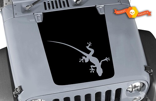Jeep Wrangler Blackout Lizard Mojave Vinyl Hood Sticker Decal JK JKU LJ TJ