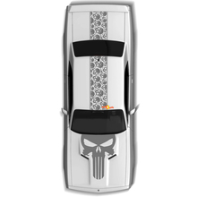 Skull Hood and Roof stripes for Dodge Challenger 2