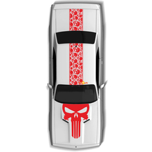 Skull Hood and Roof stripes for Dodge Challenger 3