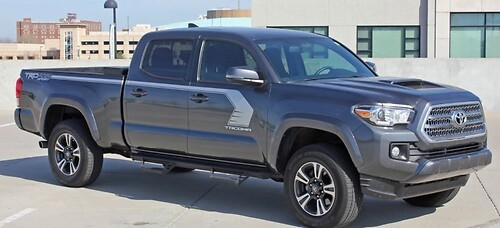2015-2017 Toyota Tacoma STORM Body Hockey Side Door Vinyl Graphic Stripes Sticker Decal