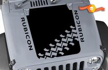 JEEP Decal Sticker Hood Badge Blackout graphics 07-16  Wrangler Rubicon
 2