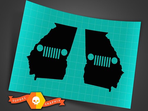 Any US state USA  patriotic Decal Sticker for JEEP Wrangler Rubicon door all colors