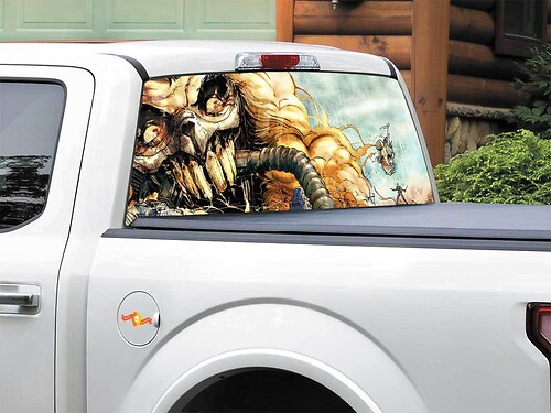 Mad Max Fury Road Immortan Joe Rear Window Decal Sticker Pick-up Truck SUV Car any size 