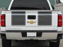 Chevy Silverado Rally Racing hood and tailgate Graphic decals stickers fits models 2013-2015
 2