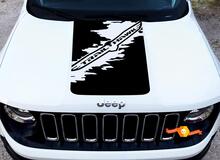 Jeep Renegade Cherokee Trail Hawk TrailHawk Splash Graphic Vinyl Sticker Decal Hood 2