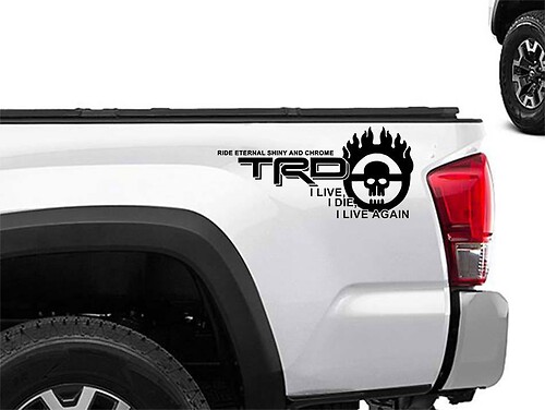 Toyota Racing Development TRD Mad MAX edition 4X4 bed side Graphic decals stickers 2
