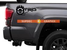 Toyota Racing Development TRD Mad MAX edition 4X4 bed side Graphic decals stickers 2
 2