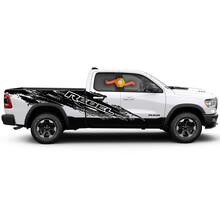 Dodge Ram Rebel Grunge Splash Logo Truck Vinyl Sticker Decal Graphic Camo 2 Colors 2
