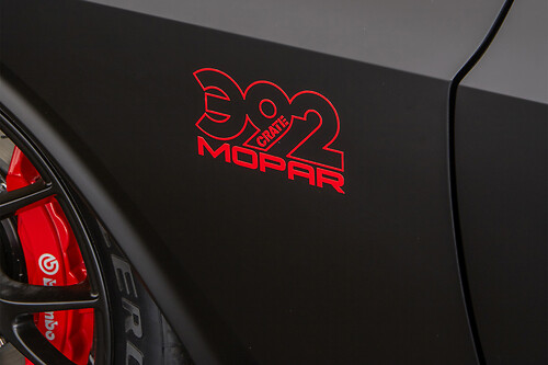 2 Dodge 392 6.4L SRT HEMI MOPAR Hellcat Challenger Shakedown Vinyl Sticker Decal Graphic 