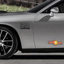 2 Dodge 392 6.4L SRT HEMI MOPAR Hellcat Challenger Shakedown Vinyl Sticker Decal Graphic  2