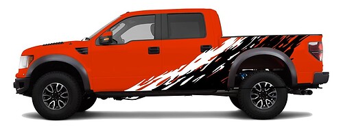 F-150 FORD RAPTOR MUD SPLATTER DECAL GRAPHICS STICKERS Vinyl Decal Graphic 2 Colors
