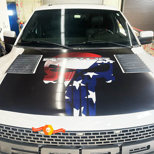 Ford Raptor F-150 2014 Hood Graphics CHRIS KYLE EDITION 2 Vinyl Sticker Decal