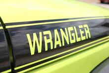 2 Jeep Wrangler Hood Vinyl Decal Set Decal Sticker - Left & Right 3