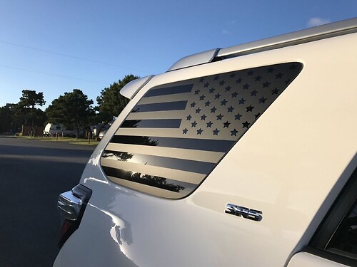 2 American Flag Stickers Decals for toyota 4runner vinyl decal 