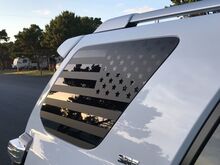 2 American Flag Stickers Decals for toyota 4runner vinyl decal  2