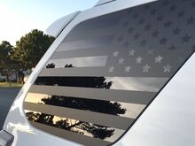 2 American Flag Stickers Decals for toyota 4runner vinyl decal  3