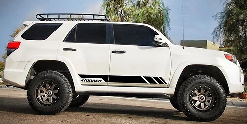 Decal Sticker Side Stripe Kit For Toyota 4Runner 2007 2009 2010 2014 2016 2017
