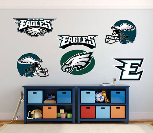Philadelphia Eagles  National Football League (NFL) fan wall vehicle notebook etc decals stickers