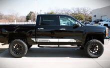Sticker Decal Graphic Vinyl Side Door Stripe Kit for Chevrolet Silverado 1500 Off-Road 3